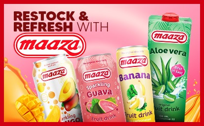 Restock And Refresh With Maaza