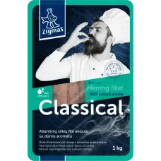 Zigmas - Classic Smoked Herring Fillet in Oil 1kg