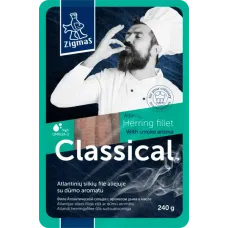 Zigmas - Classic Smoked Herring Fillet in Oil 240g