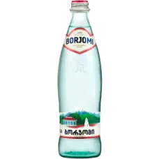 Borjomi - Sparkling Mineral Water in a Glass Bottle 500ml