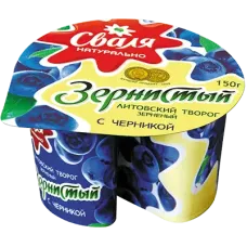 Svalia - Cottage Cheese with Blueberries 7% Fat 150g