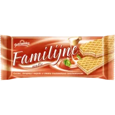 Jutrzenka - Familys Wafers with Strawberry Cream 180g