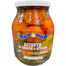 Teshchiny Recepty - Assorti Tomatoes and Cucumbers 900ml