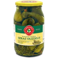 Kedainiu Konservai - Geras Vaizdelis Pickled Cucumbers 880ml