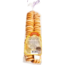 Mario - Mini Bagels with Poppy Seeds 180g