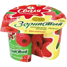 Svalia - Cottage Cheese with Raspberries 7% Fat 150g