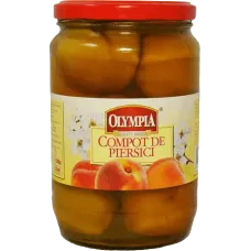 Olympia - Peeled Peaches Compote 720ml