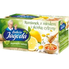 Babcia Jagoda - Chamomile Tea with Honey and Lemon 20x2g