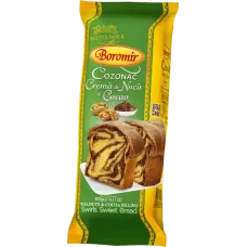 Boromir - Sponge-Cake with Walnuts Cream and Cacao / Cozonac Crema de Nuca si Cacao 400g