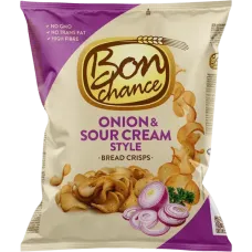 Bon Chance - Bread Crisps with Sour Cream and Onion 120g