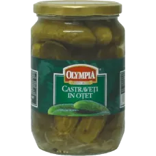 Olympia - Cucumbers in Vinegar 3-6cm / Castraveti 3-6cm in Otet 720ml