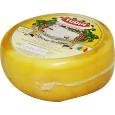 Tudia - Bradut Smoked Yellow Cheese / Cascaval Afumat Bradut kg (~400g)