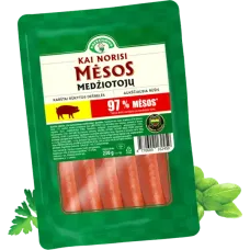 Krekenavos - Kai Norisi Mesos Medziotoju Hot Smoked Sausages 230g