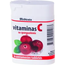 Medicata - Vitamin C with Cranberry Tablets 25g