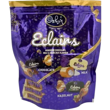 Oshon - Eclairs Mix Chocolate Milk&Hazelnut Flavour Sweets 600g