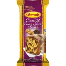 Boromir - Sponge-Cake with Walnuts Cream and Rasins / Cozonac Crema de Nuca si Stafide 450g