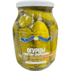 Teshchiny Recepty - Cucumbers with Blackcurrant Leaves 900ml