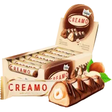 Batonik Creamo Waffle with Nut Cream and Whole Hazelnuts in Cocoa 25g