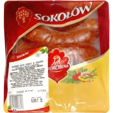 Sokolow - Sausage with Turkey and Chicken kg (~800g)