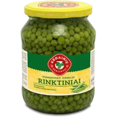 Kedainiu Konservai - Rinktiniai Green Peas 690g