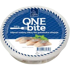 One Bite - Slightly Salted Herring Fillet 210g