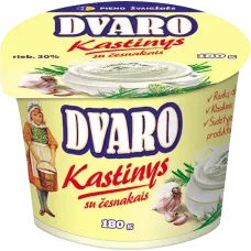 Pieno Zvaigzdes - Kastinys with Garlic 180g