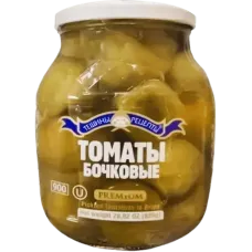 Teshchiny Recepty - Pickled Green Tomatoes in Brine Bochkovie 900ml