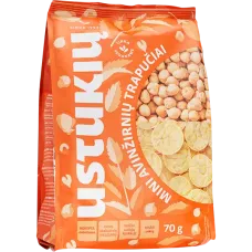 Ustukiu Malunas - Mini Chickpea Crisps 70g
