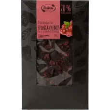 Ruta - Chocolate 70% with Cranberries 100g