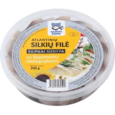 Dauparu Zuvis - Herring Fillet with Sunflower seeds in Oil 200g