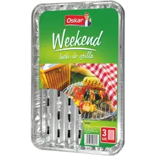 Oskar - Foil BBQ Tray (3pcs)