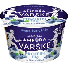 Greek Amfora Protein - Curd with Blueberries 200g