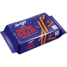 Selga - Wafer Rolls with Apple and Cinnamon Filling 160g