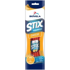 Biovela - STIX Kabanossi Cheese 100g