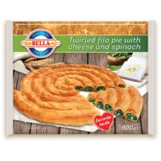 Bella - Filo pastry twirled pie with cheese & spinach 800g