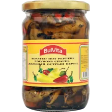 Bulvita - Roasted Hot Peppers 580g