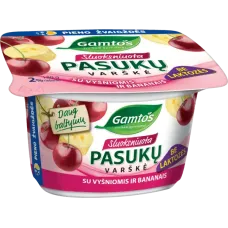 Gamtos - Layered Buttermilk Curd with Cherry and Banana 130g