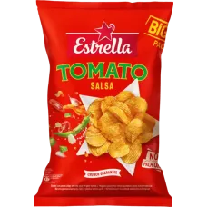 Estrella - Potato Crisps Crinkle Cut with Spicy Taste of Tomatoes 180g