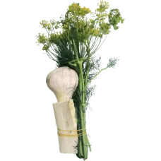 Set (Fresh Dill, Garlic, Horseradish) for Marinating and Pickling Cucumbers pcs