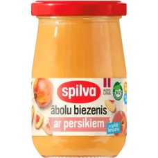 Spilva - Apple Puree with Peaches and Sweet Cream 300g