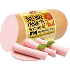 Vigesta - Lightly Smoked Boiled Sausage with Chicken Loin 550g