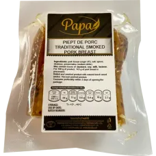 Papa - Traditional Smoked Pork Breast (Kaizer) ~0.35kg / Piept de porc