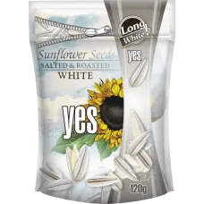 Y.E.S. - White Roasted & Salted Sunflower Seeds 120g