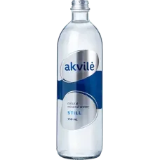 Akvile - Still Natural Mineral Water Akvile 750ml Glass