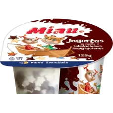 Pieno Zvaigzdes - Yogurt Vanilla with Chocolate Starts 115g+10g