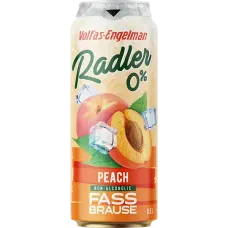 Volfas Engelman - Radler Non Alco with Peach Juice 500ml can