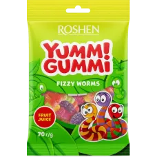 Roshen - Yummi Gummi Fizzy Worms 70g