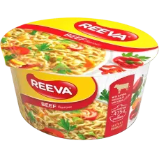 Reeva - Instant Noodles with Beef Flavour in Cup 75g