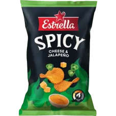 Estrella - Cheese and Jalapeno Chips 115g