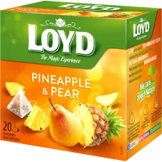 Loyd - Pyramids Fruits Tea Pineapple and Pear 20x2g
